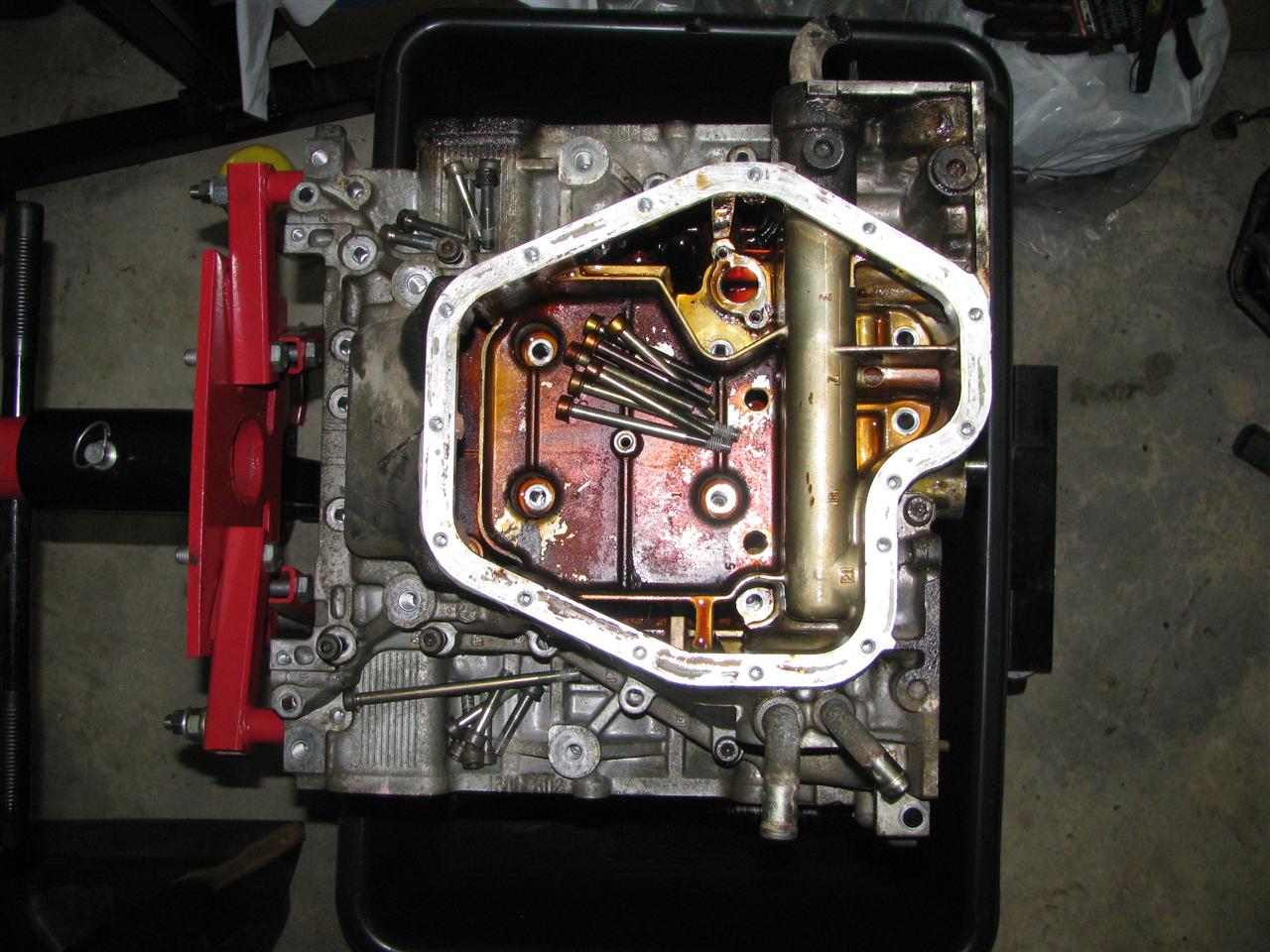 Upper oil pan removal subaru outback h6 Subaru Outback Forums